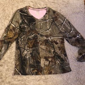 Real tree camo long sleeve shirt